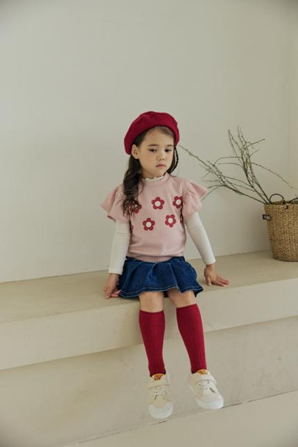 Orange Mom - Korean Children Fashion - #childofig - Flower Vest - 8