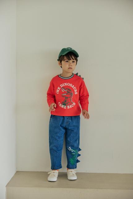 Stretch Dino Horn Pants by Orange Mom for Child - view 10