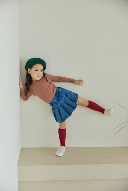 Pleated Skirt Pants by Orange Mom for Child - view 7