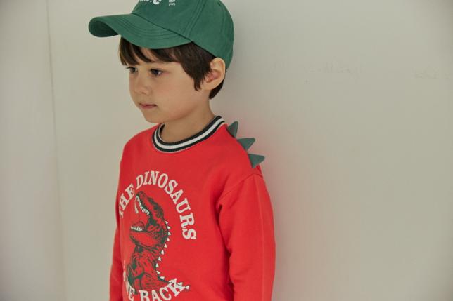 Orange Mom - Korean Children Fashion - #childofig - Horn Dino Tee - 6