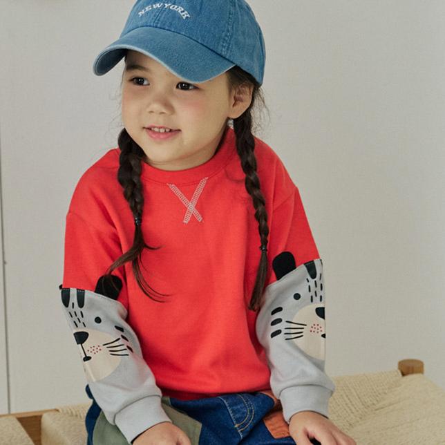 Orange Mom - Korean Children Fashion - #childofig - Tiger Tee