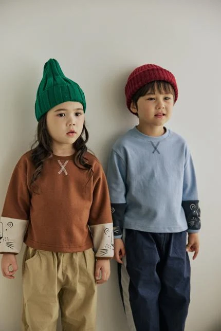 Orange Mom - Korean Children Fashion - #stylishchildhood - Bear Binding Tee - 4