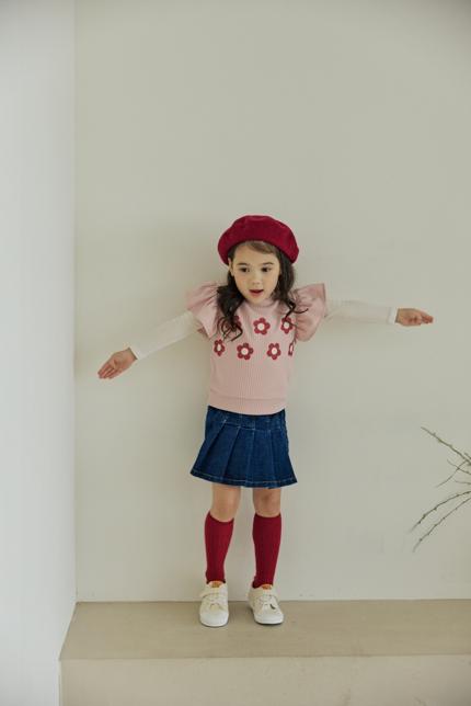 Orange Mom - Korean Children Fashion - #childrensboutique - Flower Vest - 9