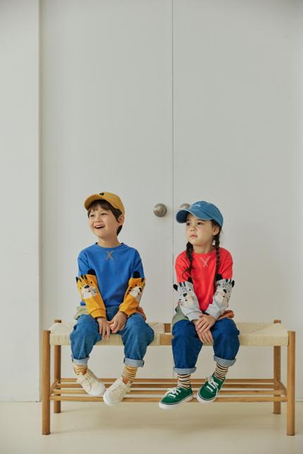 Orange Mom - Korean Children Fashion - #designkidswear - Tiger Tee - 3