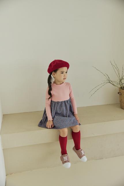 Orange Mom - Korean Children Fashion - #discoveringself - Ribbed Raglan One-piece - 9