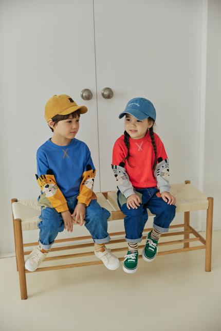 Orange Mom - Korean Children Fashion - #designkidswear - Tiger Tee - 4
