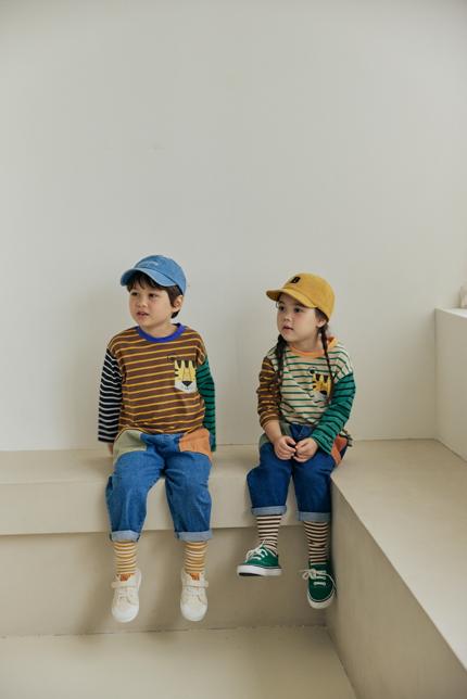 Orange Mom - Korean Children Fashion - #discoveringself - Pocket Tiger Tee - 3
