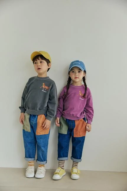 Orange Mom - Korean Children Fashion - #designkidswear - Cheetah Pigment Tee - 4