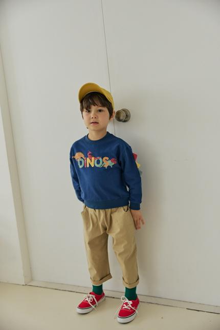 Orange Mom - Korean Children Fashion - #discoveringself - Stretch Baggy Pants - 4