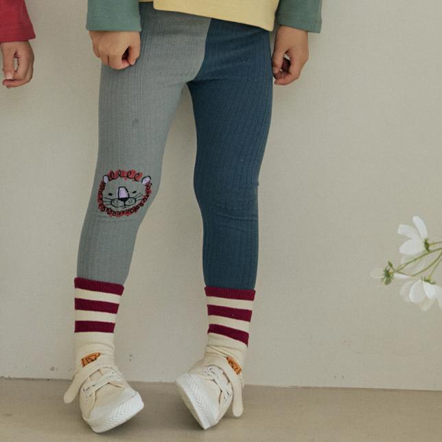 Fuzzy Lion Leggings by Orange Mom for Child - view 1