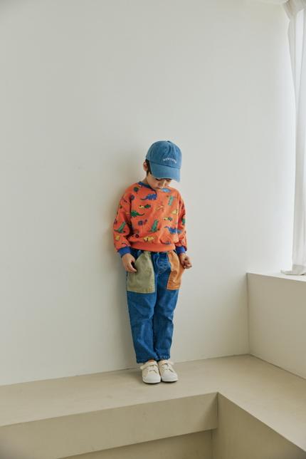 Orange Mom - Korean Children Fashion - #fashionkids - Dino Print Tee - 9