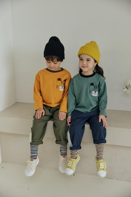 Orange Mom - Korean Children Fashion - #fashionkids - 3D Tiger Tee - 7
