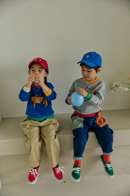 Orange Mom - Korean Children Fashion - #fashionkids - Wild Cat Tee - 3