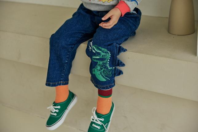Stretch Dino Horn Pants by Orange Mom for Child - view 1