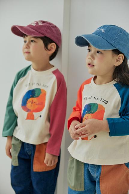 Orange Mom - Korean Children Fashion - #kidsshorts - Rainbow Lion Tee - 6