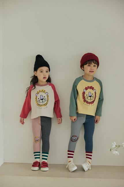 Fuzzy Lion Leggings by Orange Mom for Child - view 3