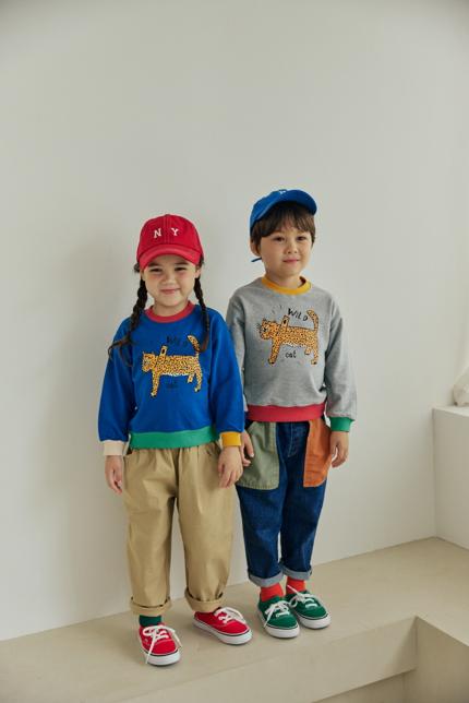 Orange Mom - Korean Children Fashion - #kidsstore - Wild Cat Tee - 5