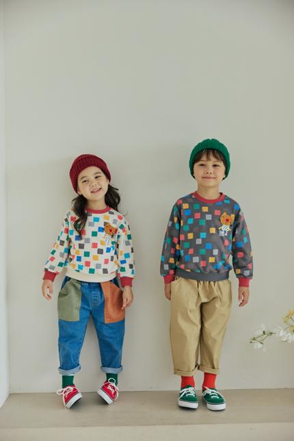 Orange Mom - Korean Children Fashion - #kidsshorts - Furry Cat Tee - 4