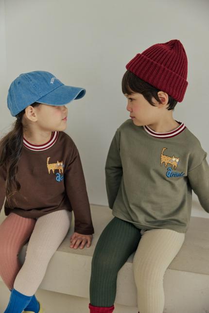 Orange Mom - Korean Children Fashion - #kidzfashiontrend - Color Block Leggings - 5