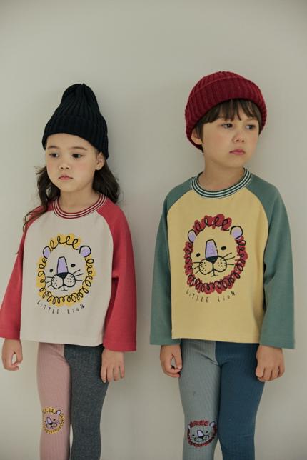 Fuzzy Lion Leggings by Orange Mom for Child - view 4