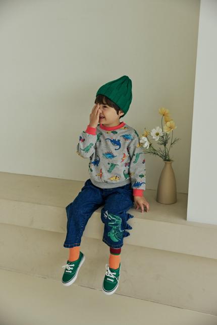 Stretch Dino Horn Pants by Orange Mom for Child - view 3