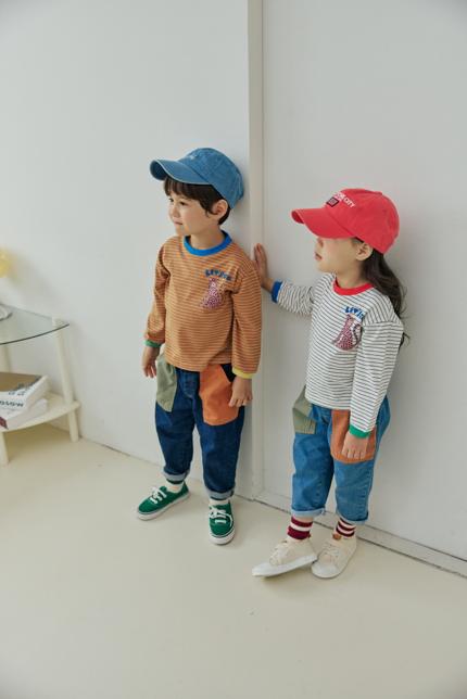 Orange Mom - Korean Children Fashion - #kidzfashiontrend - Let's Go Raglan Tee - 5