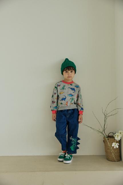 Stretch Dino Horn Pants by Orange Mom for Child - view 5