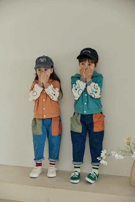 Orange Mom - Korean Children Fashion - #Kfashion4kids - Glasses Bear Hoodie Jumper - 4