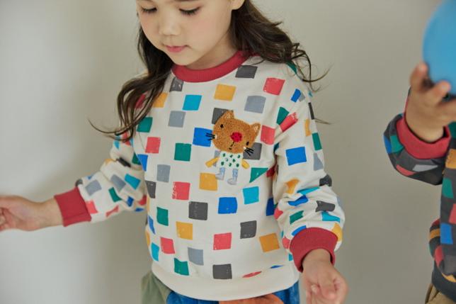 Orange Mom - Korean Children Fashion - #littlefashionista - Furry Cat Tee - 7