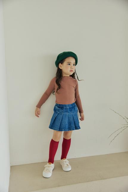Orange Mom - Korean Children Fashion - #Kfashion4kids - Intarock Ribbed Tee - 4