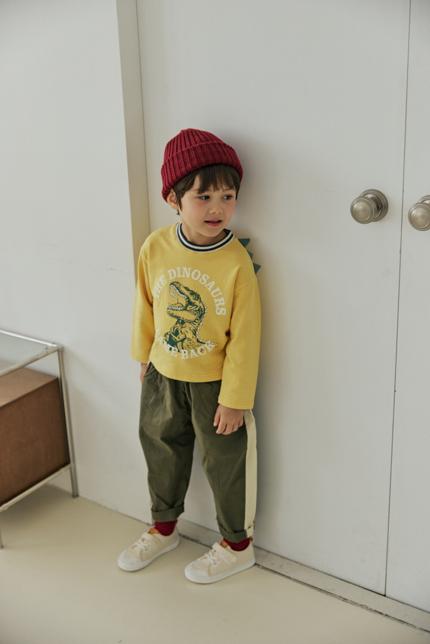 Stretch Color Block Pants by Orange Mom for Child - view 9