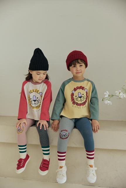 Fuzzy Lion Leggings by Orange Mom for Child - view 7
