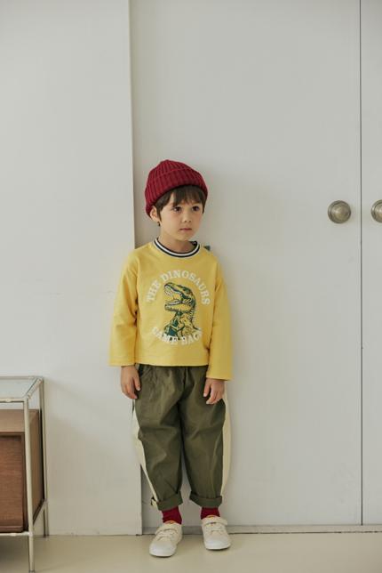 Orange Mom - Korean Children Fashion - #magicofchildhood - Horn Dino Tee - 3