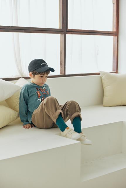 Orange Mom - Korean Children Fashion - #minifashionista - Stretch Baggy Pants - 11