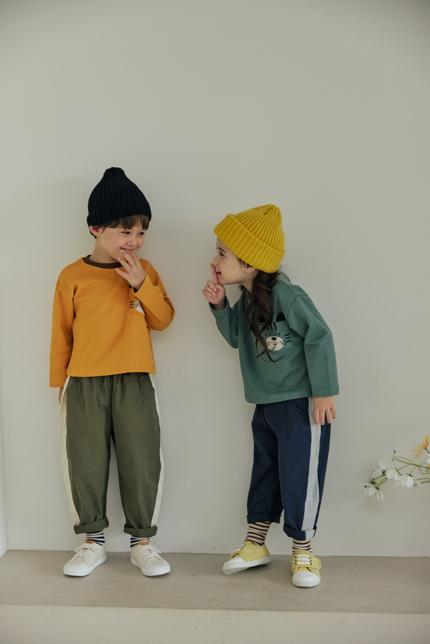 Stretch Color Block Pants by Orange Mom for Child - view 10
