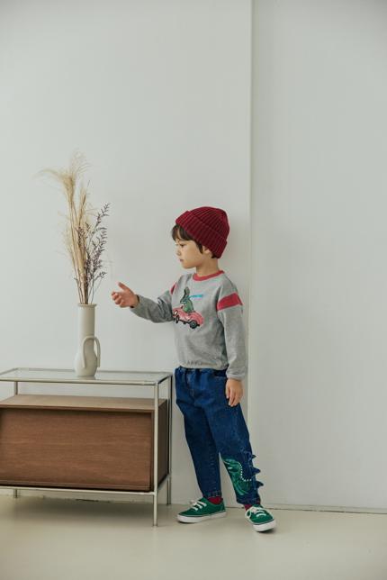 Stretch Dino Horn Pants by Orange Mom for Child - view 7