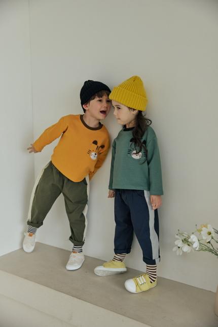 Stretch Color Block Pants by Orange Mom for Child - view 11