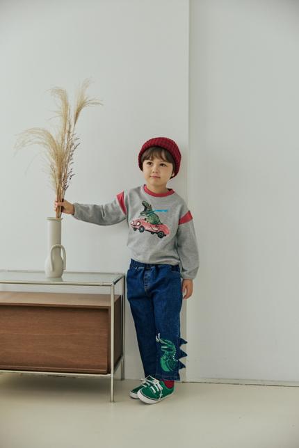 Stretch Dino Horn Pants by Orange Mom for Child - view 8