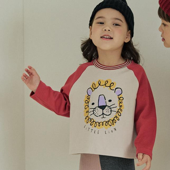 Orange Mom - Korean Children Fashion - #prettylittlegirls - Fuzzy Lion Tee