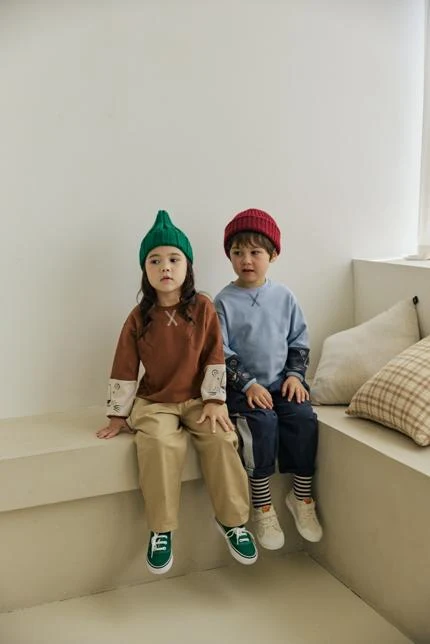 Orange Mom - Korean Children Fashion - #stylishchildhood - Bear Binding Tee - 3
