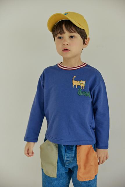 Orange Mom - Korean Children Fashion - #stylishchildhood - Cat Tee