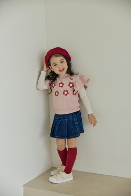Orange Mom - Korean Children Fashion - #toddlerclothing - Flower Vest - 6