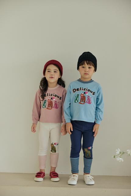 Balloon Cheetah Leggings by Orange Mom for Child - view 3