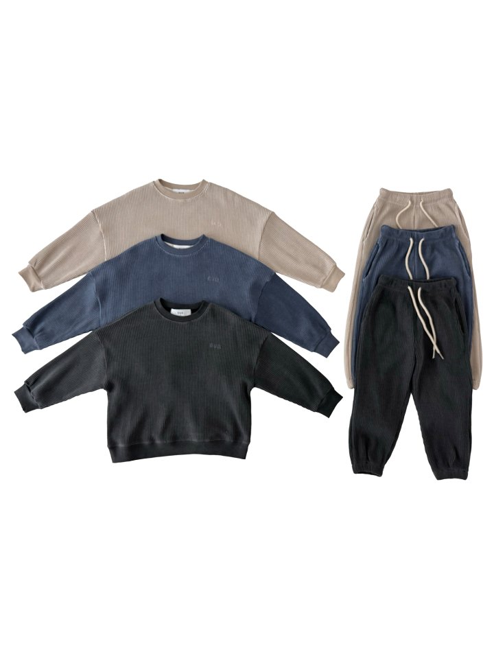 Our - Korean Children Fashion - #Kfashion4kids - Pigment Waffle Set (Junior)