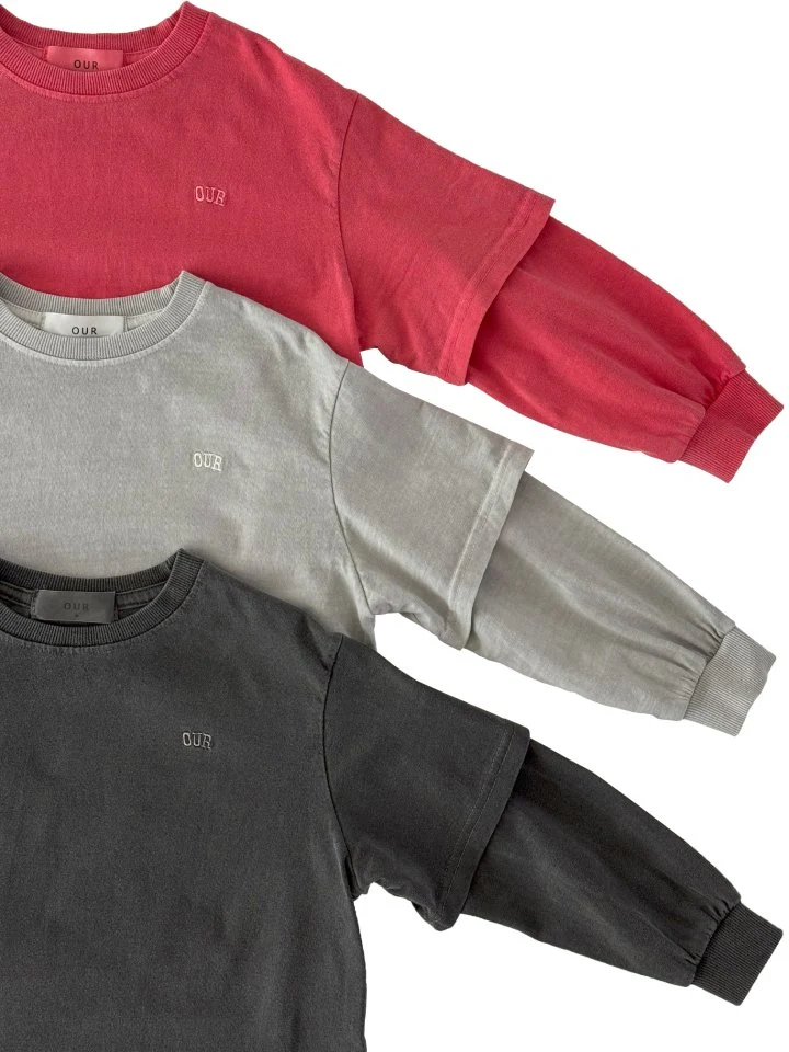 Our - Korean Children Fashion - #Kfashion4kids - Layered Dye Tee - 3