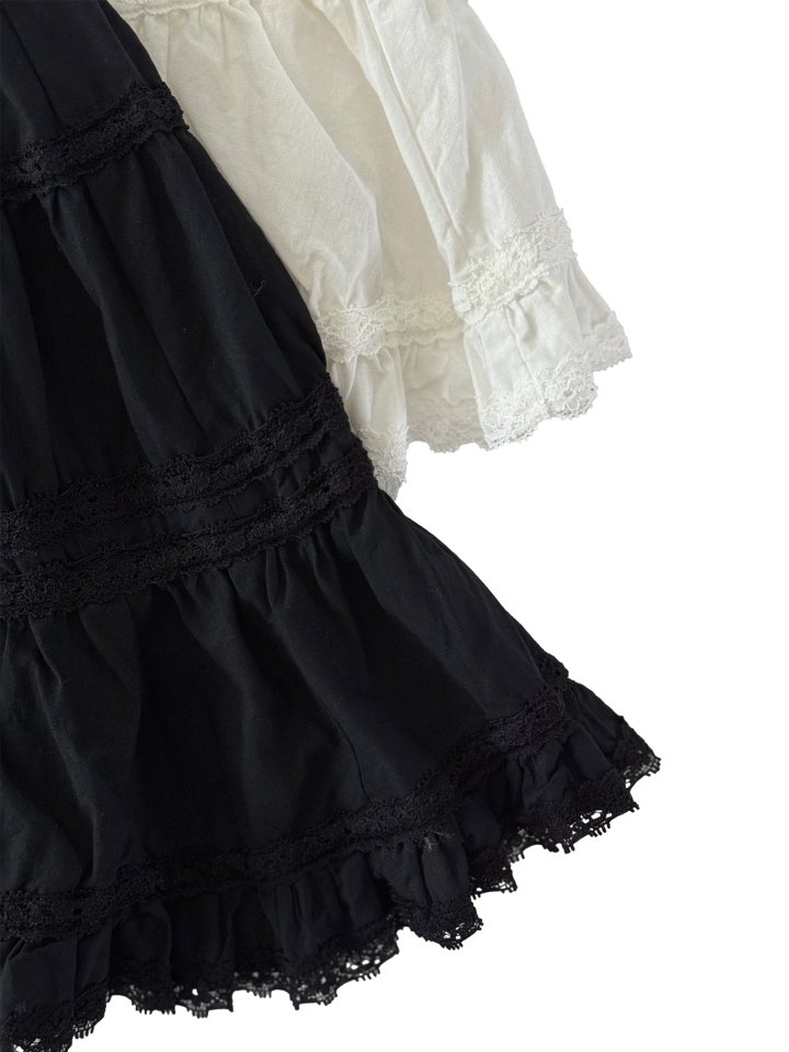 Our - Korean Children Fashion - #kidzfashiontrend - Garden Lace Skirt - 4