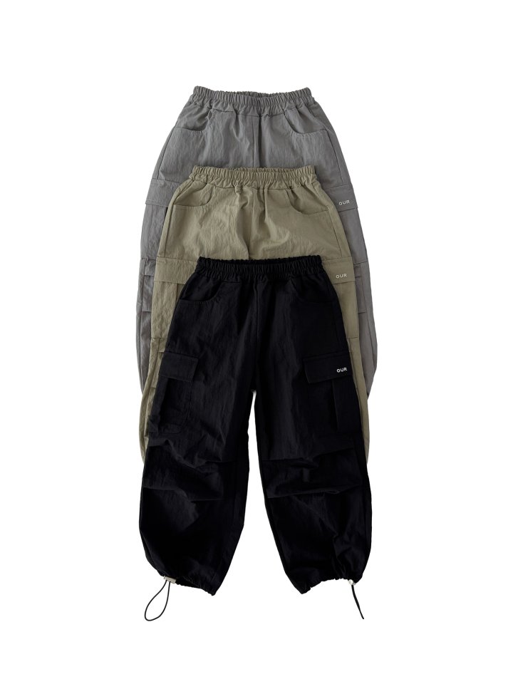 Our - Korean Children Fashion - #Kfashion4kids - Windbreaker Pintuck Cargo Pants