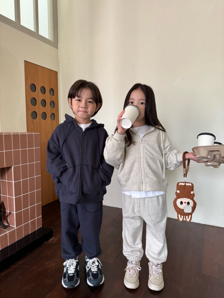 Our - Korean Children Fashion - #Kfashion4kids - Press Hoodie Set (Junior) - 7
