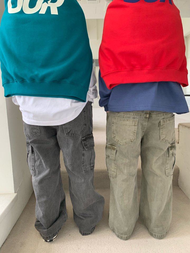 Our - Korean Children Fashion - #childofig - Liner Dye Cargo Pants - 12