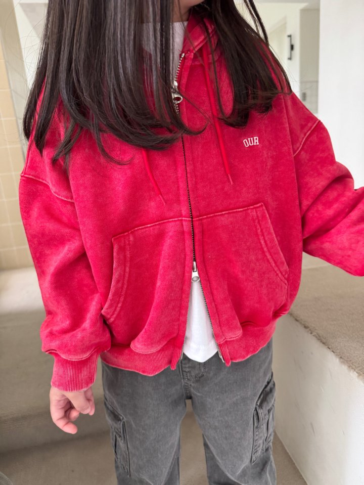 Our - Korean Children Fashion - #childofig - Stonewashed Hoodie - 10